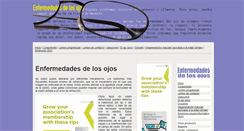 Desktop Screenshot of enfermedadesdelosojos.com