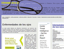 Tablet Screenshot of enfermedadesdelosojos.com